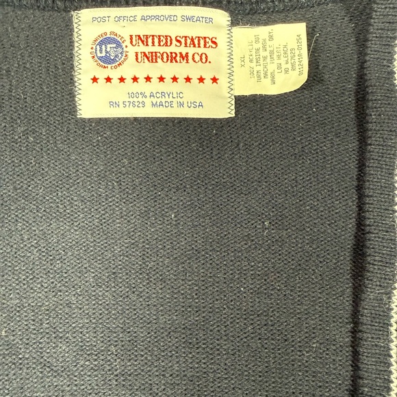 Vintage USPS Approved Cardigan – Made in USA - Picture 3 of 5
